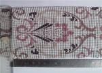 Colorful Square Metal Sequin Fabric / Decorative metal cloth