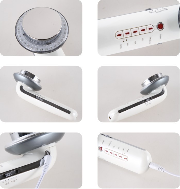3 In 1 Electroporation Beauty Device Ultrasonic Photon Machine With Electrode Pad