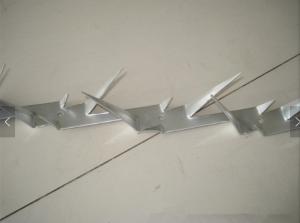Wholesale 68mm Barb High Anti Split Plates , Wall Razor Anti Climb Fence Spikes from china suppliers