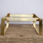 Living Room Metal Furniture Frame , Rose Gold Coffee Table Metal Frame
