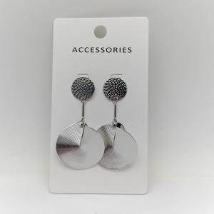 Wholesale Timeless Durable Silvery Metal Earrings for Women Lightweight and Stylish from china suppliers