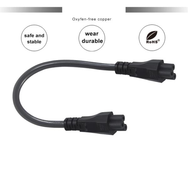 IEC C5 to C6 Power Cord 1.8m for UPS PDU 10A 110V