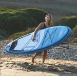 Wide Platform 9KG 320x81x10cm Womens Inflatable SUP