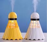 Portable Cool Mist Mini Badminton Humidifier 240ML USB Badminton Car Humidifier