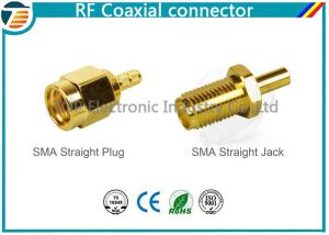 Wholesale Male Plug SMA Straight Crimp RF Coaxial Connector For RG174 TOP-SMA-1 from china suppliers