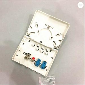 Wholesale OEM Fiber Optic Plate , 4 Core Wall Mount Fiber Termination Box For FTTH from china suppliers
