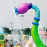 Custom Cartoon Spray Water Park Equipment Used Aqua Play For Kids Aqua Park