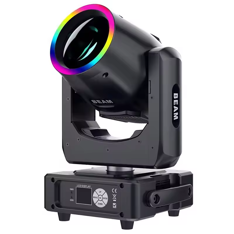 Lamp Body Material Aluminum plastic 80W 8 Colors 8 Patterns LED Beam Moving Head Light