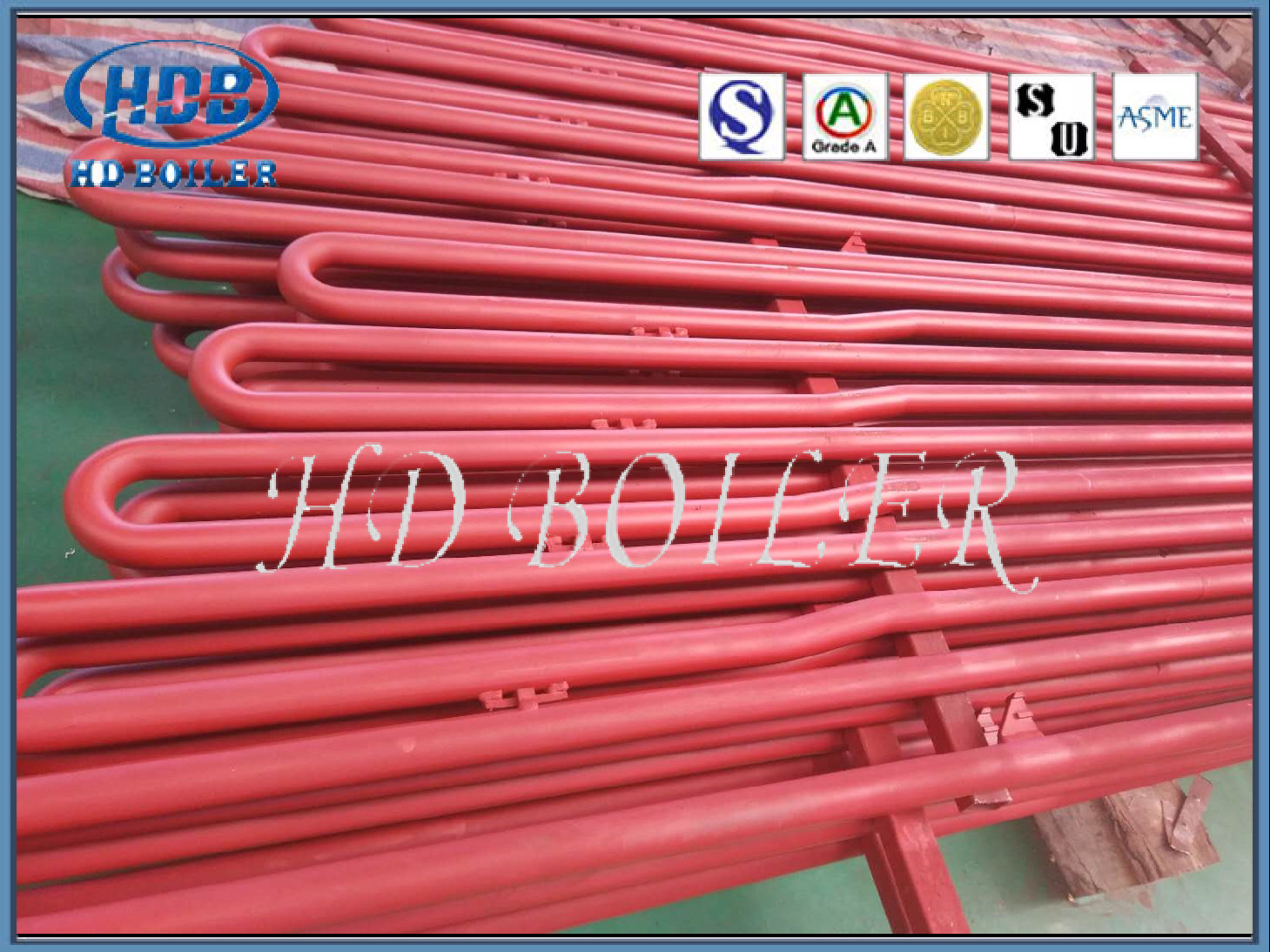 Carbon Steel High Temperature Superheater Boiler Spare Parts For CFB Boilers