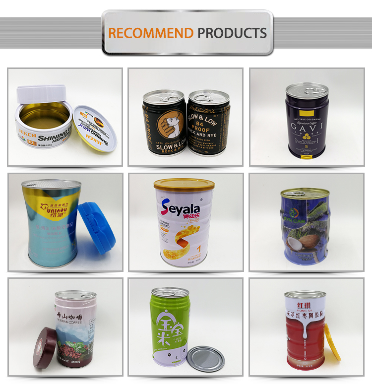 Round Tin Cans for 1000ml Beer Tin Containers Empty Tins Water Bottles For Fresh Beer Packaging