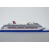 Buy cheap Scale 1:1200 Outdoor Decoration Carnival Dream Cruise Ship Model With Alloy from wholesalers