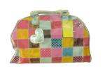 Recyclable Fashion PVC Reusable Fabric Carrier Bags For Suppermarket Shopping
