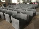 Eco Friendly Outdoor Furniture PVC Woven Rope With Rubber Inside SGS CE