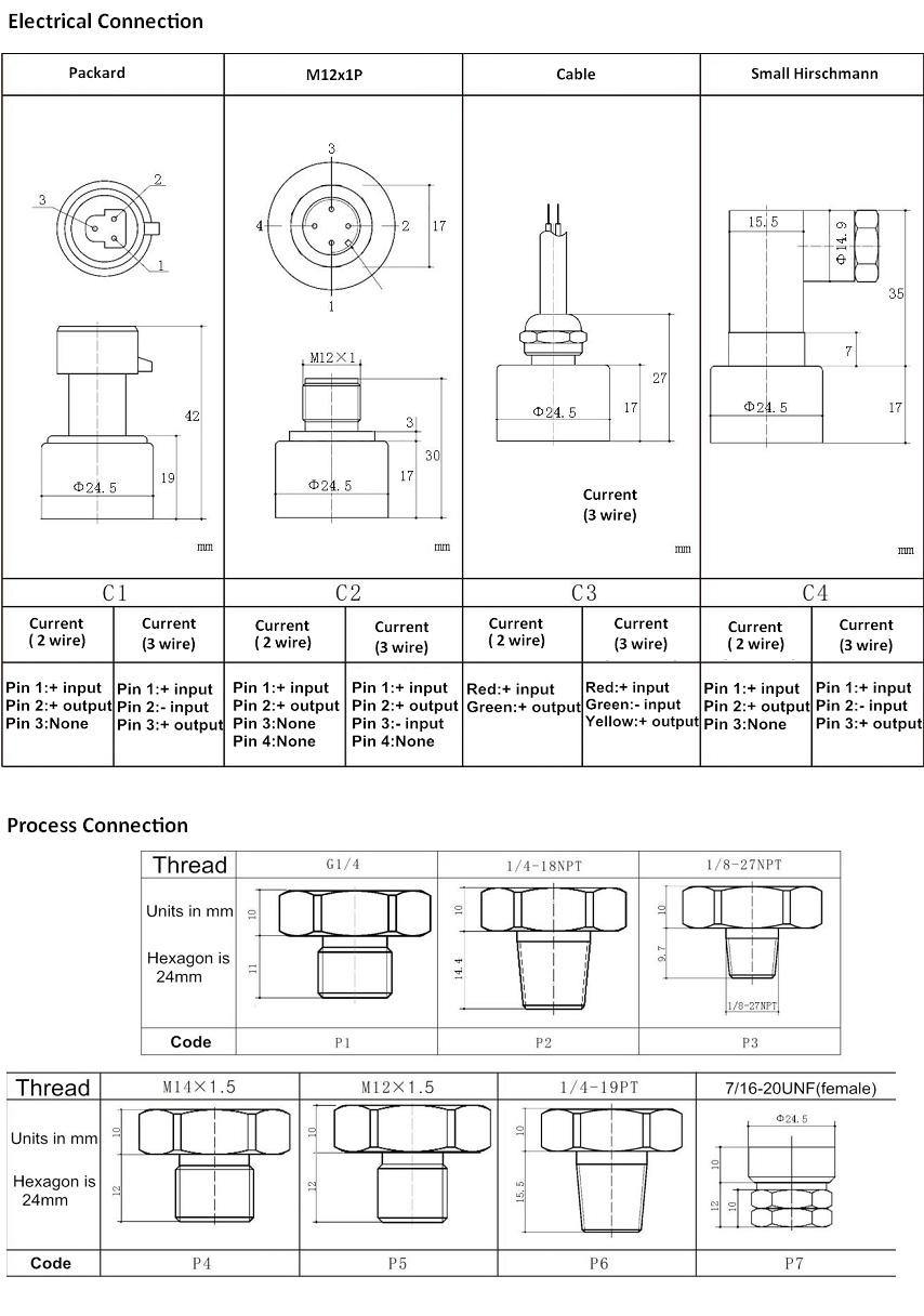 Px10 316L Electronic Pressure Transmitter For Liquid Gas And Steam