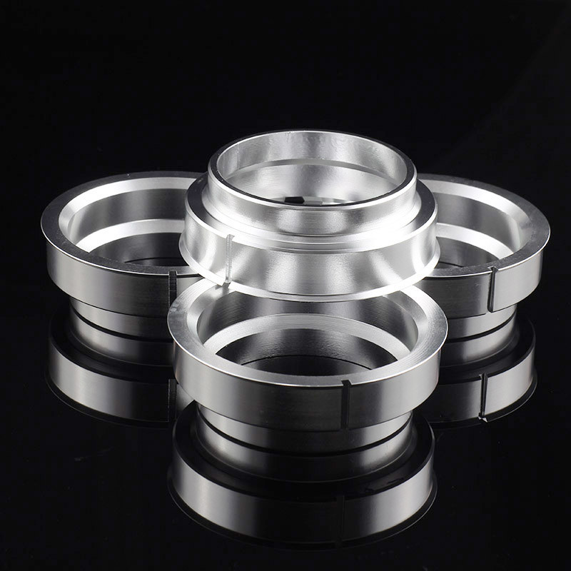 CNC Super Thin Aliuminum Wheel Hub Centric Rings With Anodize Coatings OD73.0 ID60.1