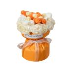 11x13cm Mini Flower Bouquet Knitted Puff Bouquet Finished Product Artificial