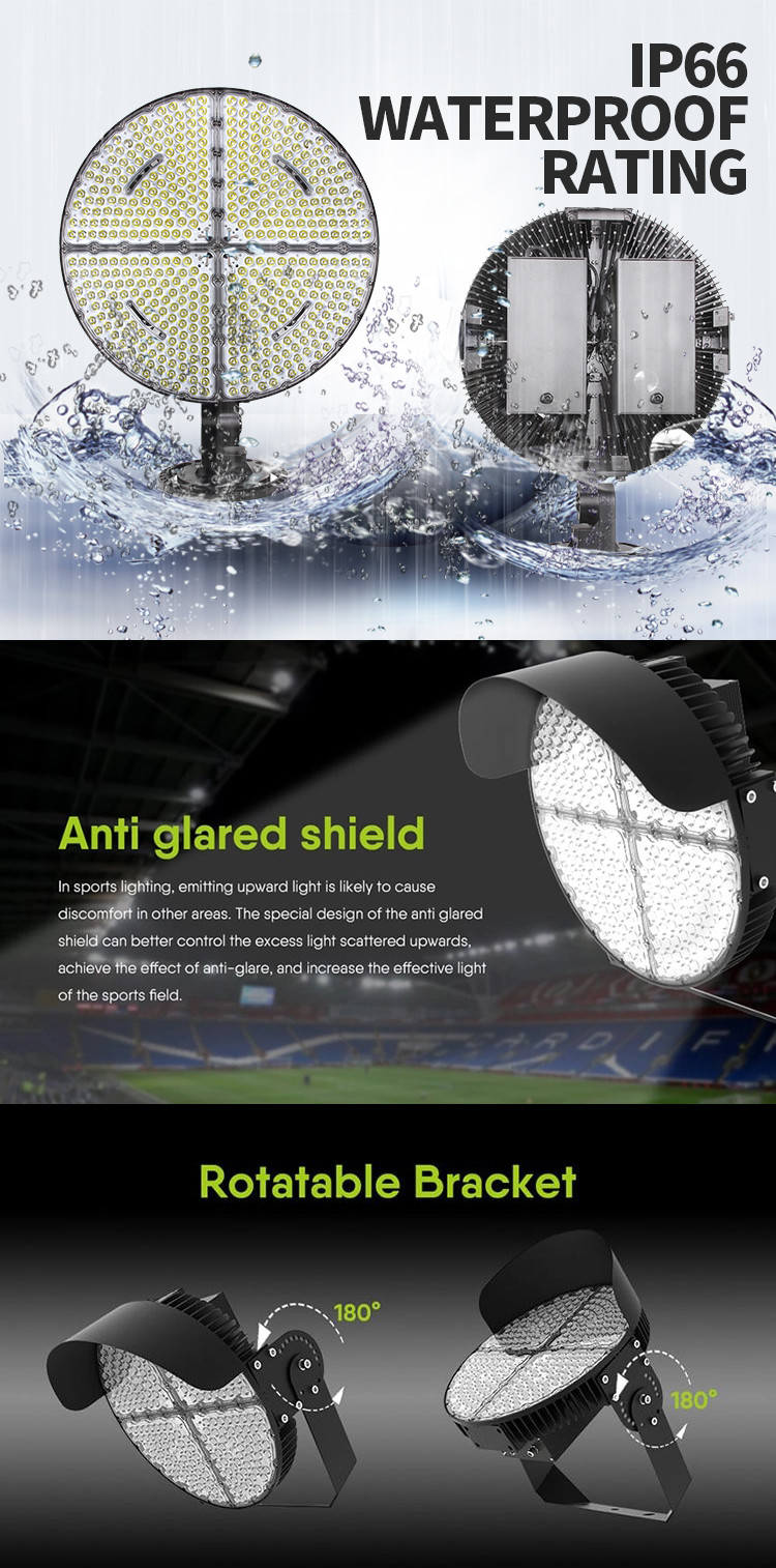 400w court high mast lights for sport lighting tennis court floodlight for high pole sports area lighting