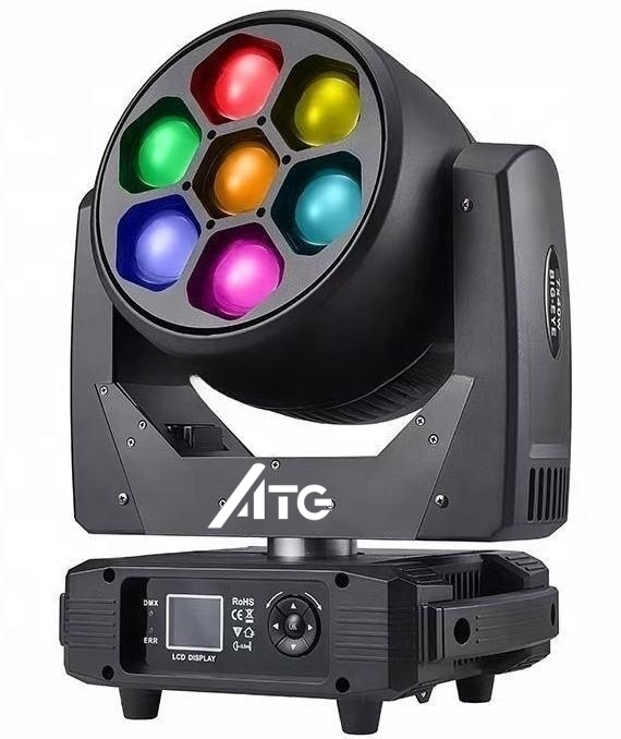 Project Installation 300w Moving Head RGBW 4in1 Wash Effect LED Lights for Wedding Stage