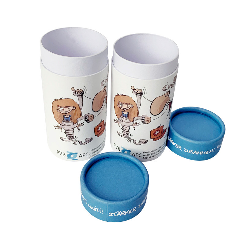 Retailing Paper Kids Towel Cardboard Tube Box Custom Printing