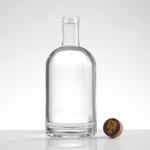 Collar Material Aluminum Plastic PP 50ml Green Brandy Whiskey 5cl Glass Bottle