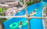 Large Water Park Lazy River Equipment / Aqua Play Park Galvanized Carbon Steel