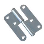 Cabinet Door Zinc Alloy Hinges 3mm Adjustable Powder Coated
