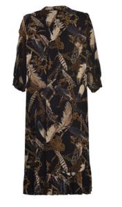Wholesale Woven Print Fabric Ladies Plus Size Dresses Size XS-XXL Half Sleeve from china suppliers