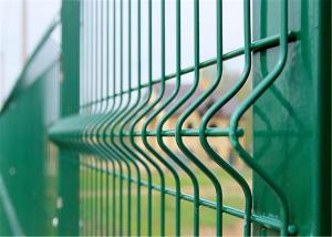 Wholesale Manufacture PVC Coated Military Anti-Climb 1830mm x 2500mm 4 v fold 100mm section mesh fence from china suppliers