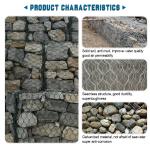 Manufacturers Direct Selling Woven Stone Filled Gabion Basket 8X10 Cm Hexagonal