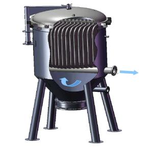 China Horizontal Leaf Filter Press Manufacturer Stainless Steel Closed Filter Screen Plate on sale