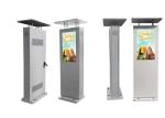Waterproof 32" Battery Powered LCD Digital Signage Outdoor Kiosk Outdoor