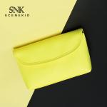 Korean Beautiful Personalized Pure Color Blank Brushes Cosmetic Bag