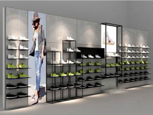 Wholesale Multi Functional Wall Shoe Display Racks / Shoe Store Display Shelves  from china suppliers