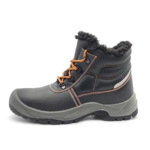 Wholesale Black Winter Safety Shoes Durable Wool Lined Waterproof Boots Unisex from china suppliers