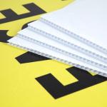 OEM Polypropylene Hollow Board Coroplast Corrugated Plastic Waterproof