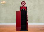 Gas Pump Storage Rack Antique Decorative Wood Storage Cabinets Red Color MDF
