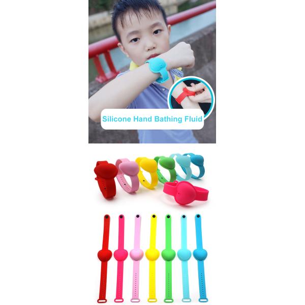 OEM Logo 10ML Silicone Hand Sanitizer Wristband