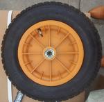 300-400mm Black PU Foam Wheels Pneumatic Air Tires