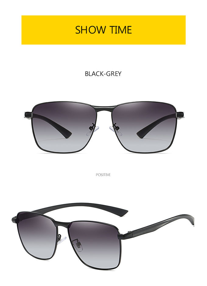 TR90 Custom Polarized Sunglasses UV400 Mens Driving Blue Lens