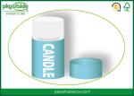Recyclable Round Candle Packaging Boxes Paper Tube Packaging Can Durable