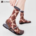 Custom Summer Wear Fashionable Crystal Socks Women'S Glass Silk Tide Socks