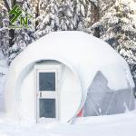 Winter Family traveling Outdoor Glamping Geodesic Dome Tent For Sale