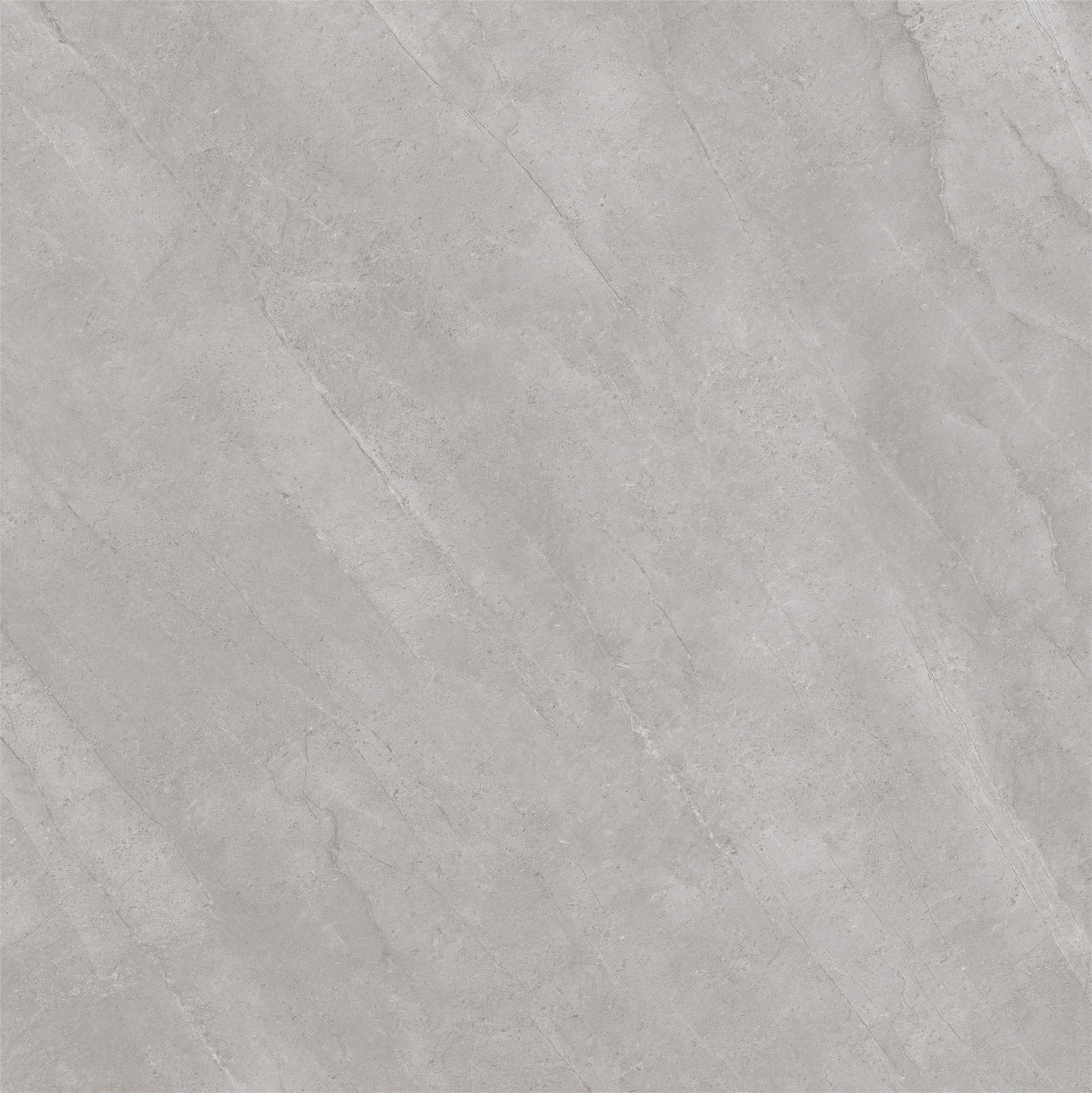 Grade AAA Light Gray Polished Sintered Stone Slabs 1200x1200mm For Bedroom