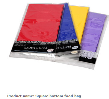 Toast Bread Bakery Packaging Bag Opp Bakery Bag,Toast Bread Packing Bag Custom Printed Food ,Food kraft paper bag/baguet