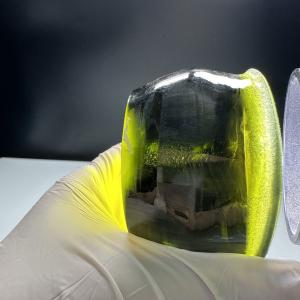 Wholesale Synthetic Lab Created Free Cut Green Sapphire Single Crystal Raw Material For Jewelry from china suppliers