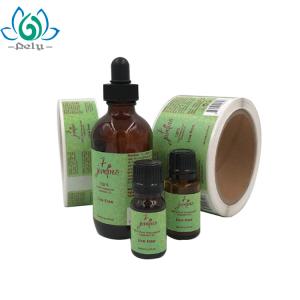Wholesale 3 x 7.5cm Amber Bottle CMYK Color vinyl Label Roll from china suppliers