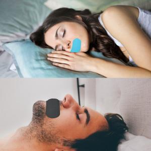 Wholesale OEM Anti Snoring Mouth Tape For Improved Night Time Sleeping Black Brown Blue Color from china suppliers
