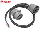 CAT 9 Pin Male Female to Open End Pigtail Splitter Y Cable for Caterpillar
