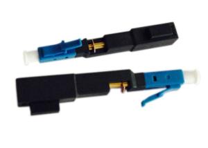 Wholesale Quick Connect Fiber Optic Connectors LC / UPC Single Mode Blue Color from china suppliers