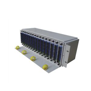 Wholesale 16 Slots 1x8 Fiber Optic Splitter 19 Inch 3.5U LGX Chassis from china suppliers